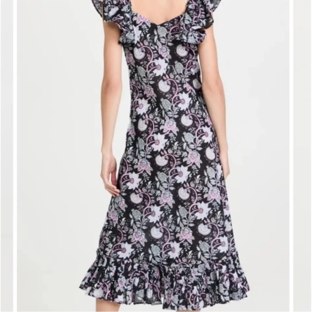 Mille Resort Klara Tropical Night Floral Dress Size L NWT - Picture 4 of 12